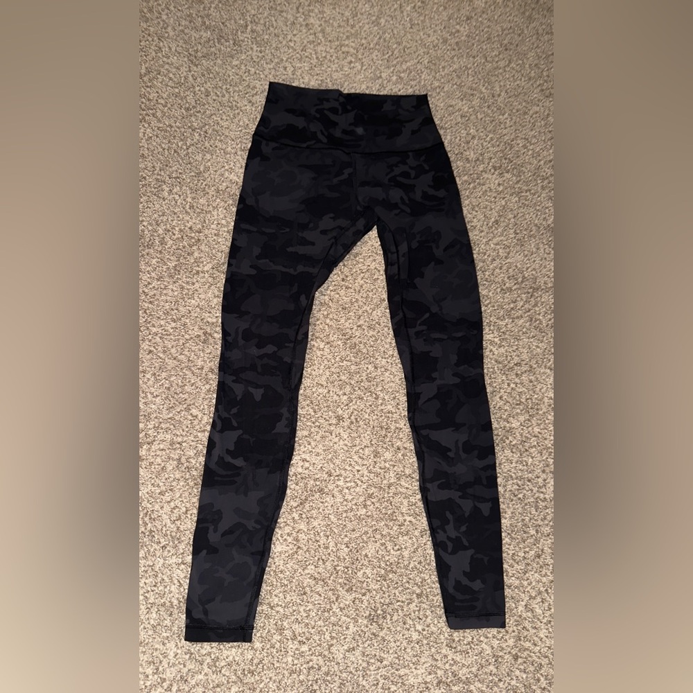 Lululemon Dark Camo Align Leggings